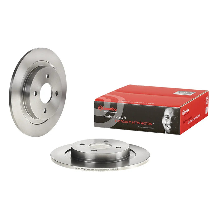 Brembo OE Rear Brake Discs (Pair) for Ford Focus MK1 ST 170 - 280mm