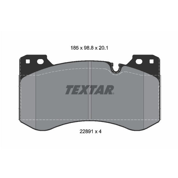 Textar OE Front Brake Pads Set for BMW G87 M2