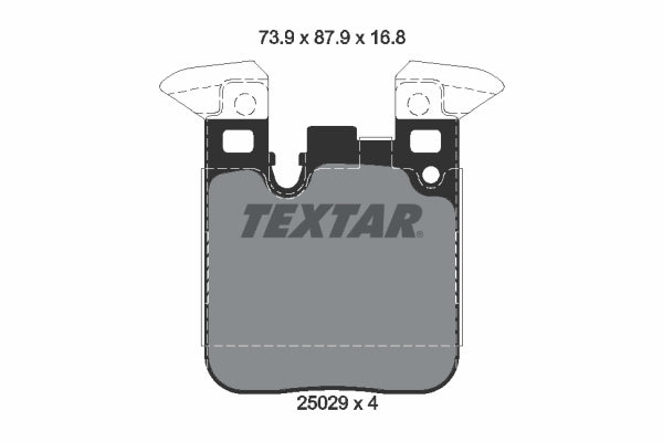 Textar OE Rear Brake Pads Set for BMW F80 M3 & F82/F83 M4