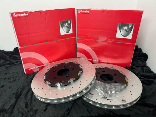 Brembo 2 Piece Front Brake Discs (Pair) for Vauxhall Astra J MK6 VXR - 355mm - PowerBrakes