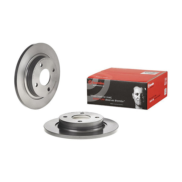 Brembo OE Rear Brake Discs (Pair) for Ford Fiesta MK8 ST - 253mm