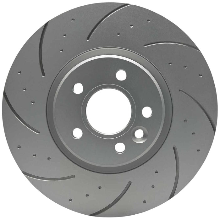 PowerBrakes Rear Brake Discs (Pair) for Vauxhall Astra MK5 VXR - 278mm - PowerBrakes