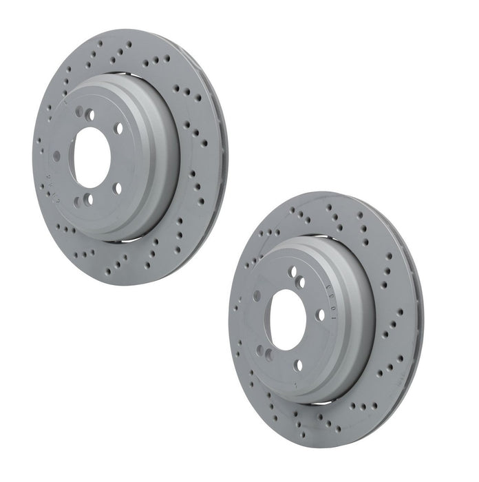 ATE OEM Rear Brake Discs Pair for BMW M3 E46 - 328mm