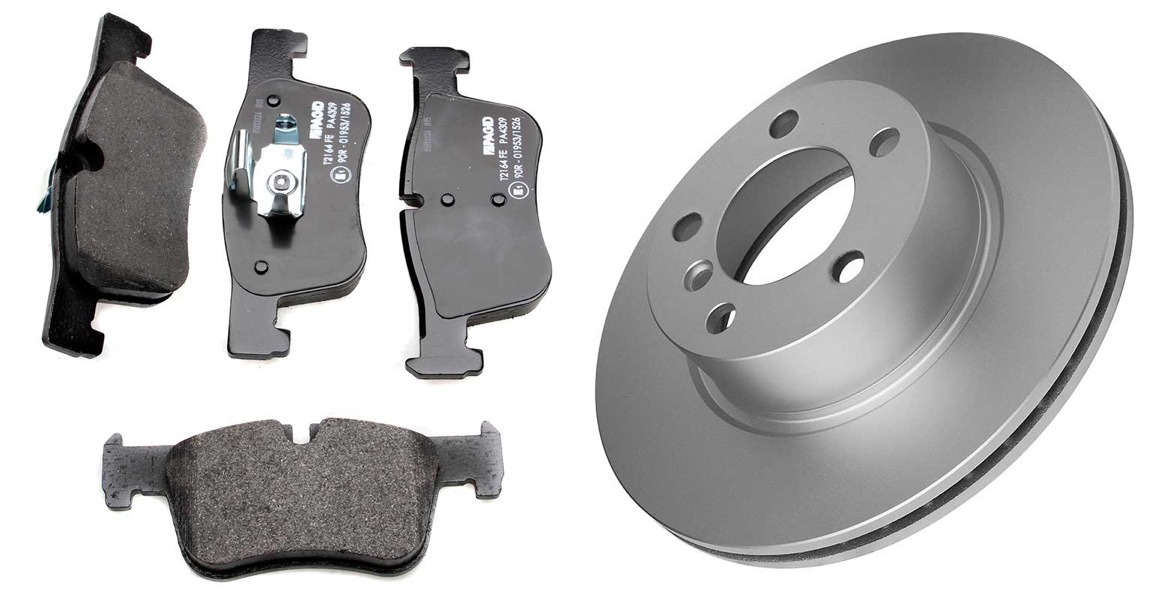 Pagid Front Brake Discs Pair And Pagid Front Brake Pads Set For BMW F30 316i 300mm