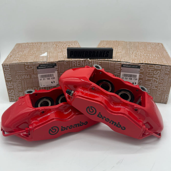 Brembo 4 Pot Calipers (Pair) for Renault Megane MK3 RS 250