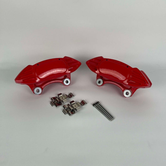 Budweg Brembo Style 4 Pot Front Brake Calipers (Pair) for Mini Cooper S R56 JCW