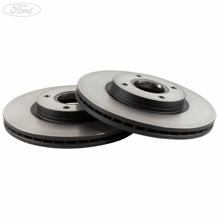 Genuine Ford Front Brake Discs (Pair) for Ford Fiesta MK7 & MK7.5 ST180 - 278mm