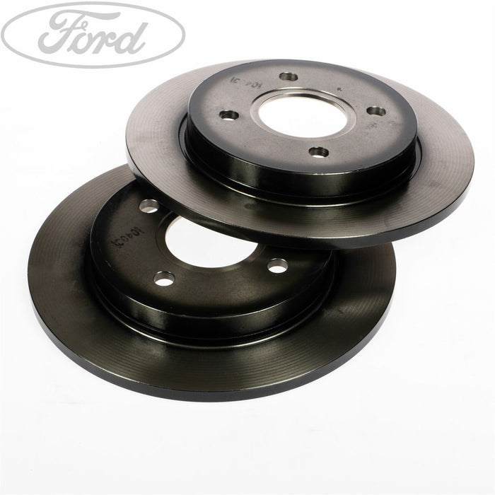 Genuine Ford Rear Brake Discs (Pair) for Ford Fiesta MK7 & MK7.5 ST180 - 253mm