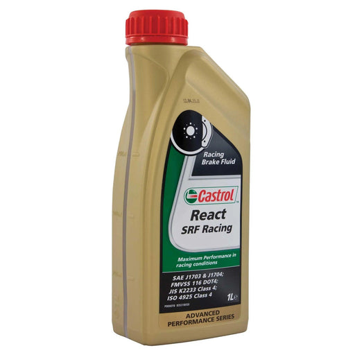 Castrol React SRF Racing DOT 4 Brake Fluid - 1 Litre - PowerBrakes