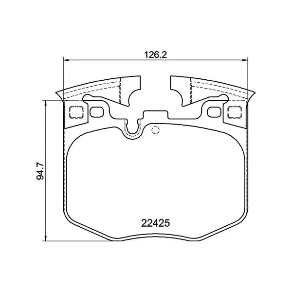 Pagid OE Front Brake Pads Set for Toyota Supra GR (MK5)